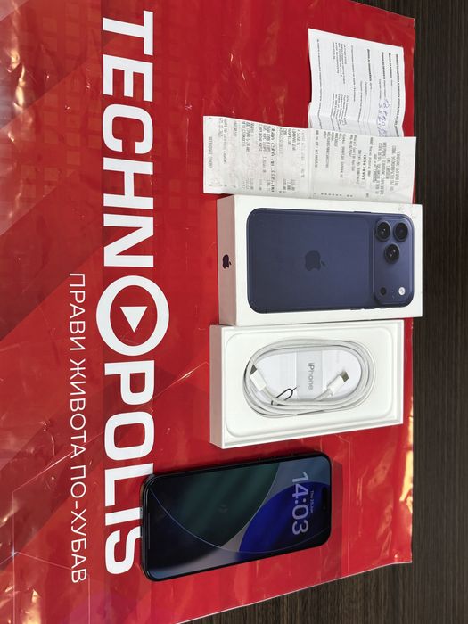 512GB iPhone 17 Pro Max Гаранция Technopolis 2027 Blue | Син