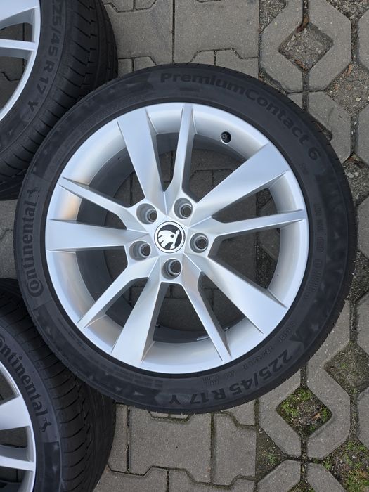 Set Jante Originale Skoda Octavia 17" 225/45 R17, 5x112, VW Seat Audi
