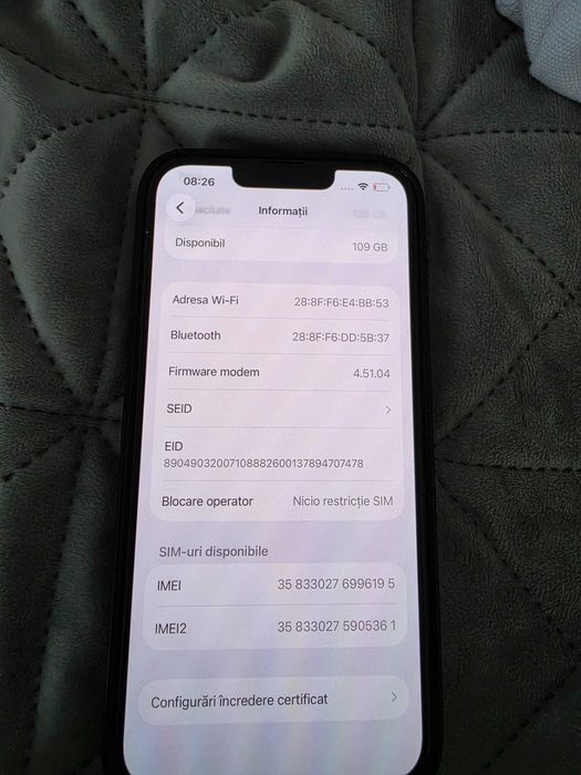 Iphone 14 Midnight Black 128 GB