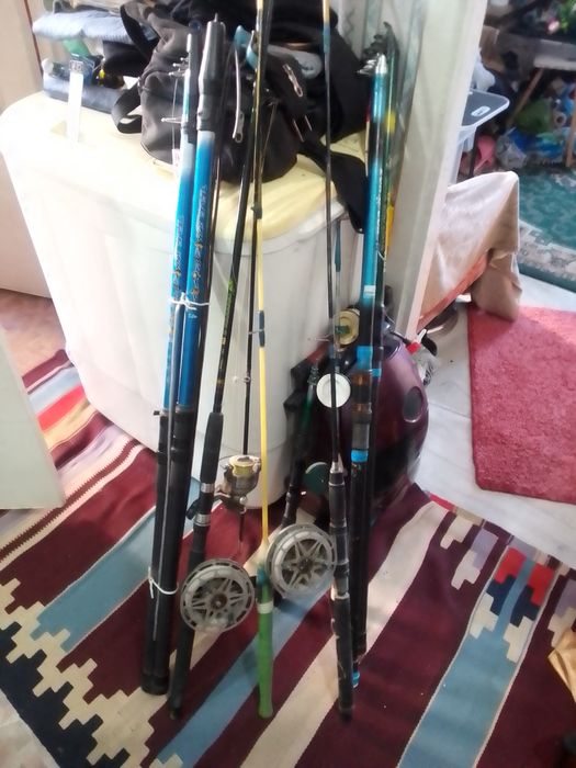 Удочки.спининги.катушка