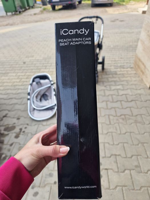 Бебешка количка iCandy Peach 2 in 1 Truffle + кош за кола