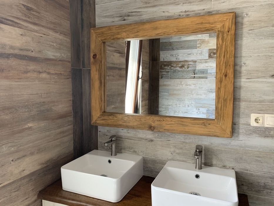 Огледало Рустик стил огледало за коридор, баня, стена УНИКАТ