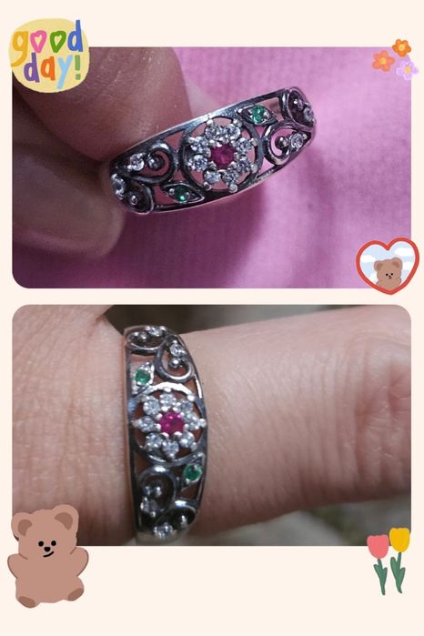 Серебряное кольцо