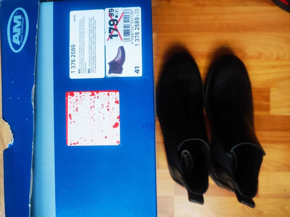 Pantofi bărbati mărimea 41  Produs nou Negru