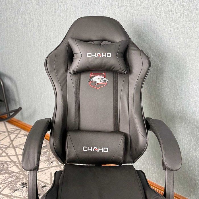 Игровое кресло CHAHO с подставкой для ног — комфорт и стиль в одном