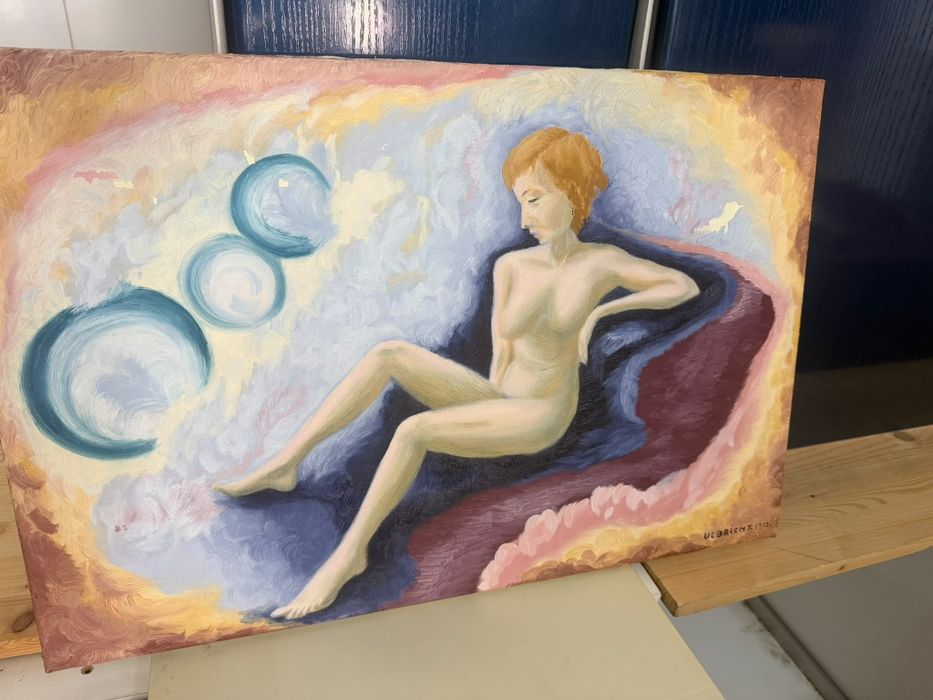 Pictura nud pe panza din anul 1973