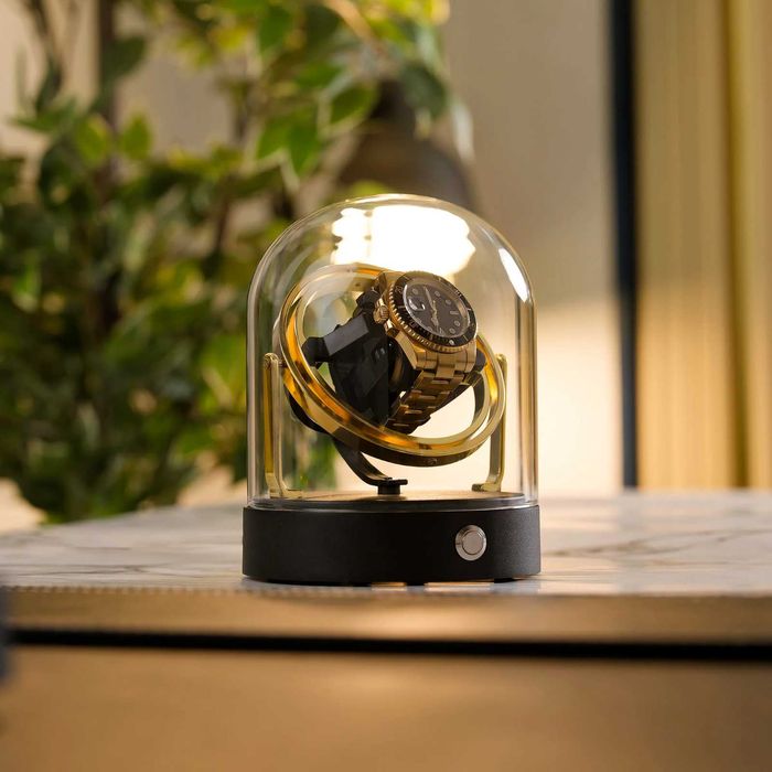 Виндер для часов Gyroscope Single Slot Watch Winder - Saturn
