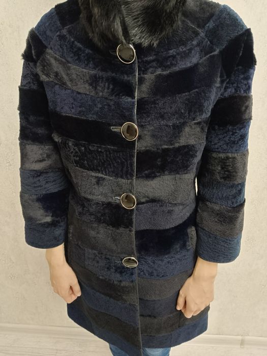 Шуба кенгуру натуральный мех