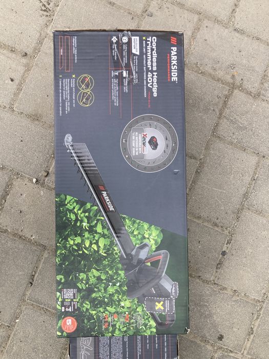 Foarfec-Trimmer Tuns Gard Viu Parkside  Performance Brusheless 20v doar Corp Nou