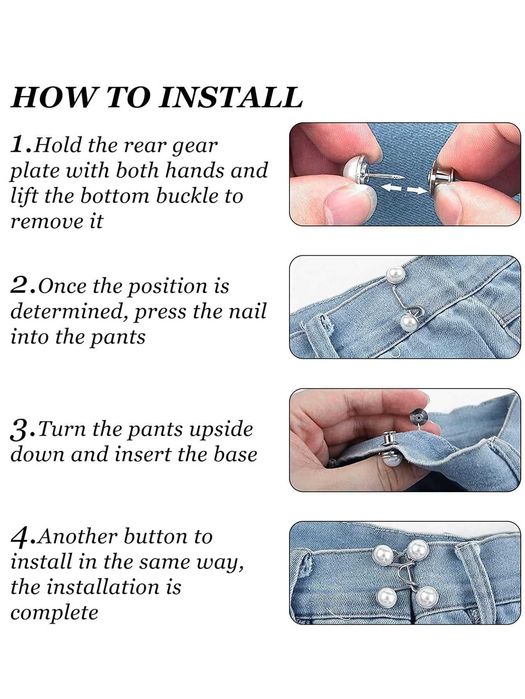 Accesoriu pentru ajustare marime imbracaminte cu pietra tip stras