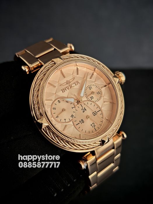 INVICTA Eterna Rose gold 36 mm, нов дамски часовник