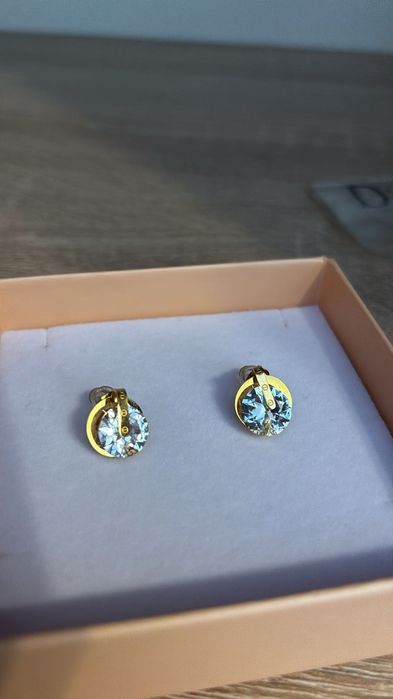 Cercei cartier cristal și logo Cartier NOI