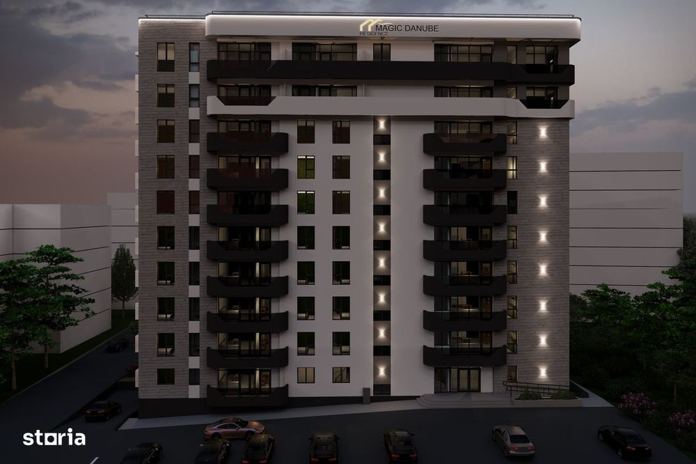 Apartament 3 camere direct de la dezvoltator -MAGIC DANUBE RESIDENCE-