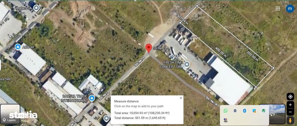 Afumati-Doraly -10000mp zona hale-depozite