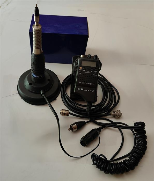 statie ALAN MIDLAND 52 multi +antena ML 145