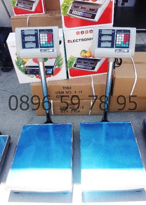 150 кг. Търговски Платформен Кантар Електронна Везна 300 Кантар 100