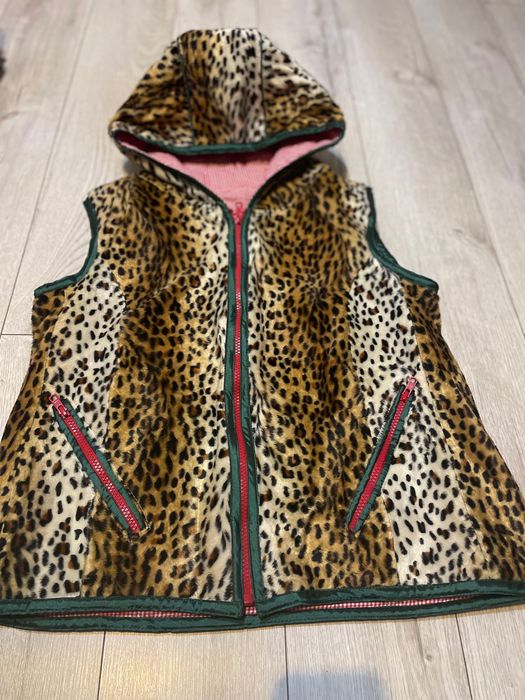 Vestă damă animal print