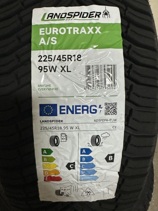 Всесезонен спорт пакет LANDSPIDER EUROTRAXX A/S 225/45R18 245/40R18 БОРД 2254518 2454018