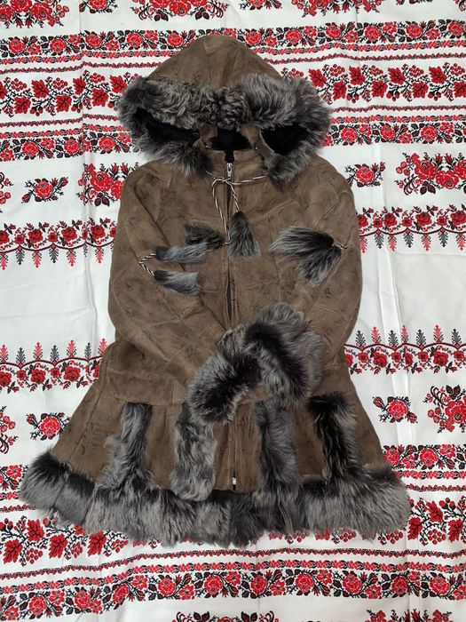 Cojoc fetițe cu blana