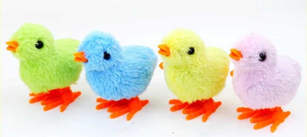 Играчка подскачащо пиле механична