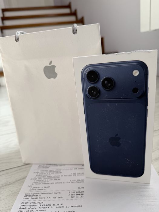 Продам iPhone 17 Pro Max Deep Blue 1 TB (EAC)