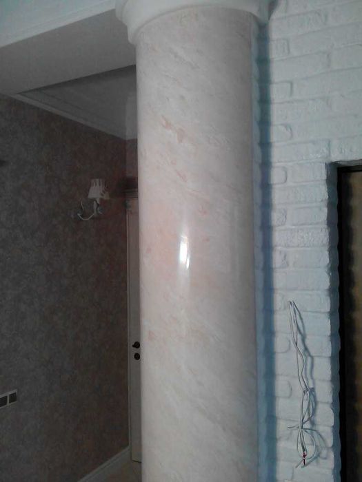 Aspect de marmură naturală – finisaj decorativ renovare amenajari