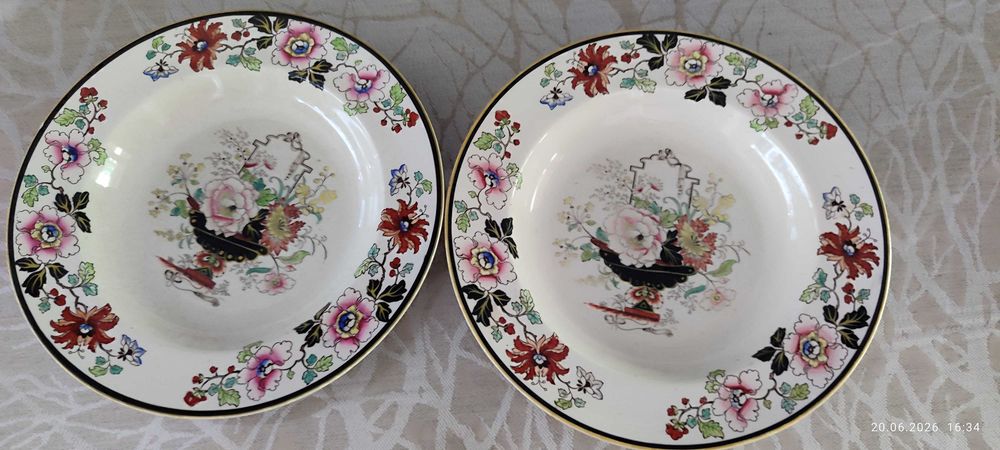 Автентичен английски порцелан Ashworth Ironstone, XIX век