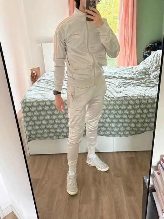 ADIDAS SILVER сребрист tracksuit pants анцунг