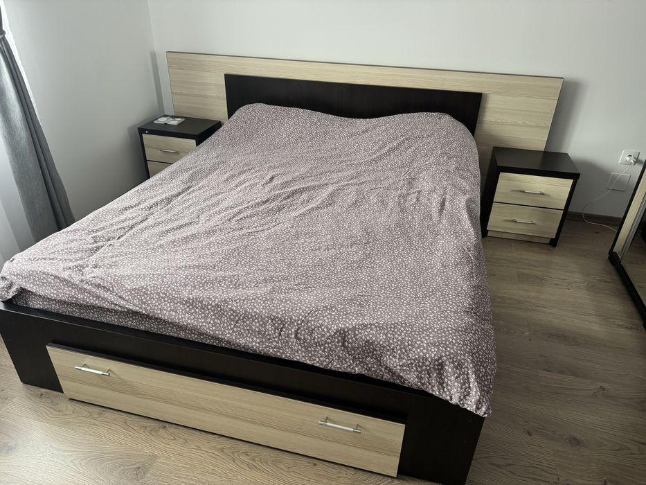 Vand set dormitor wenge/crem