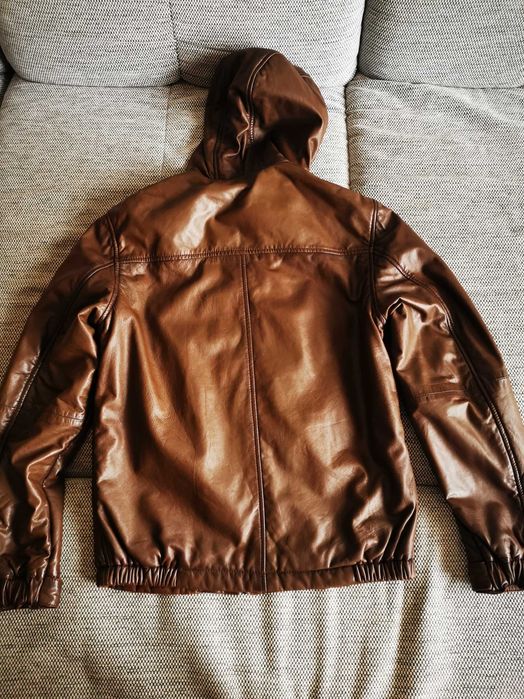 Кожено яке Massimo Dutti, размер М