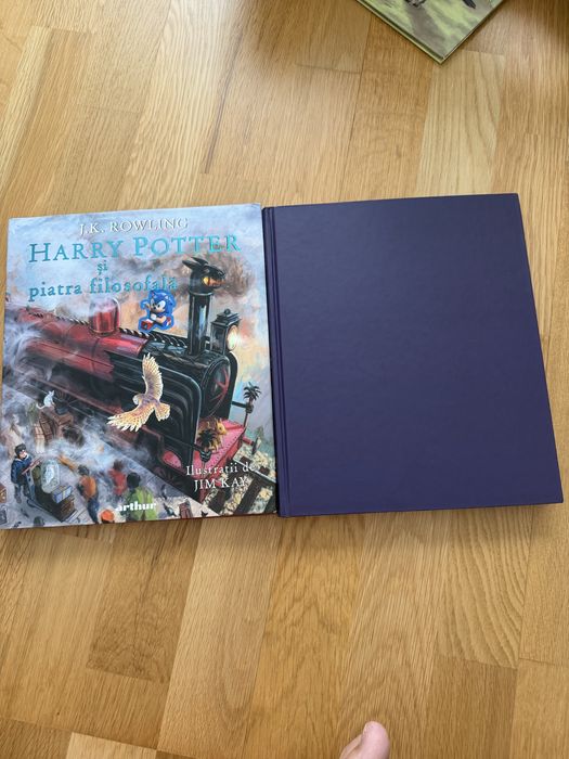 Set 2 cărți Harry Potter Ediție Ilustrată Jim Kay (Vol. 1 și 3)