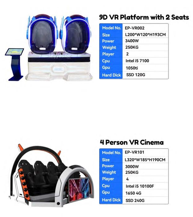 simulator vr profesional /platforme vr / arcade / jocuri