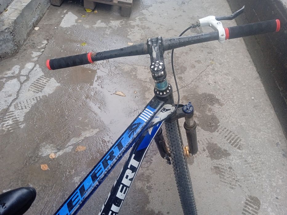 Велик синий едет до 40 км ч