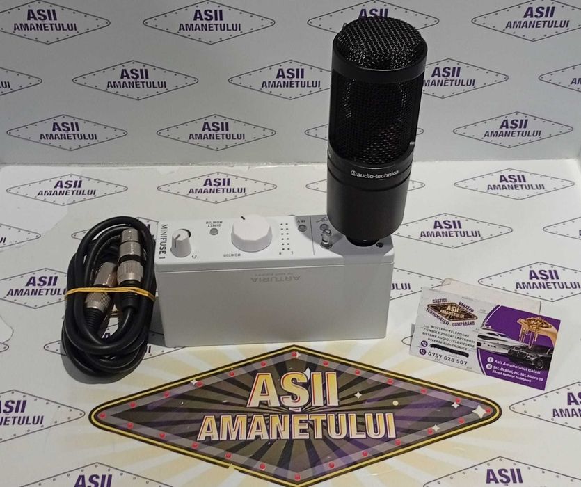 Arturia MiniFuse 1+Microfon Audio-Technica AT2020