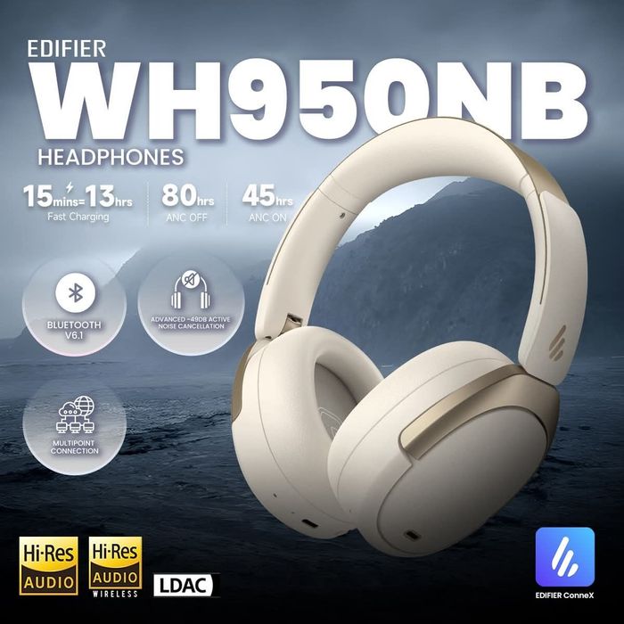 СКИДКА! Edifier WH950NB (Аналог Sony WH-1000XM4) Беспроводные Наушники