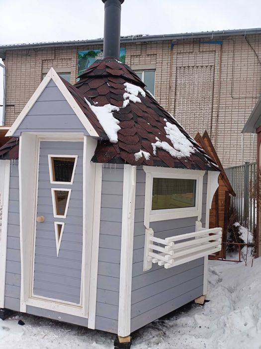 Гриль домики беседка