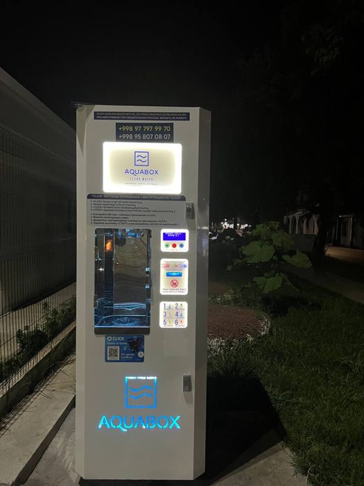 AQUABOX vending suv filtrlovchi aparat