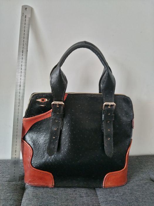 Geanta piele strut