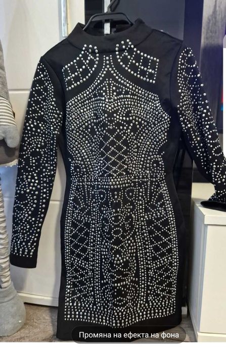 Празнична рокля с камъни