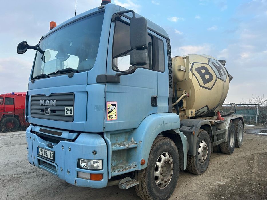 Betoniera Man 8x4 malaxor 9 mc