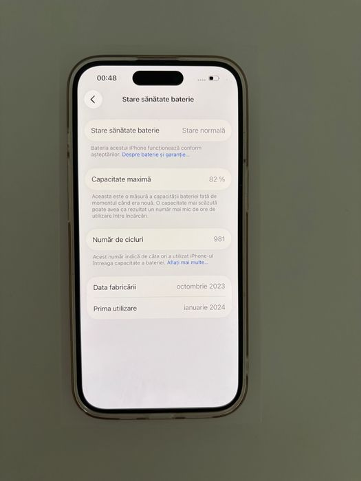 Vând IPhone 15 roz 128 Gb primul proprietar