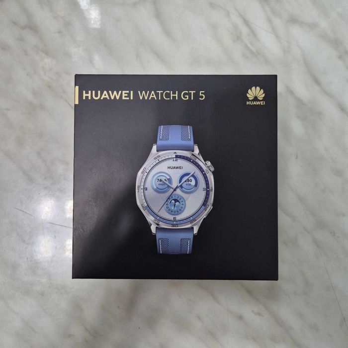 SmartWatch HUAWEI WATCH GT5 46mm Albastru Nou Cutie Zeus Amanet 34528