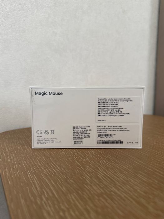 Мышь Apple Magic Mouse 2 (USB-C) черный