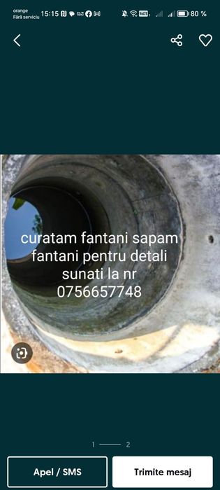 Curatim fântâni adâncime fântâni