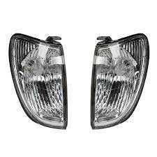 Поворотник Лексус ЛХ470 (Зеленый оттенок/белый хром)/ Lexus LX470