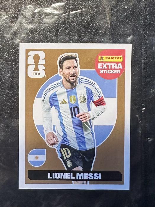 Bronze Lionel Messi Extra sticker Panini World-Cup 2026