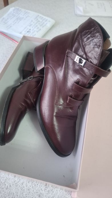 Сапожки кожанные Турция