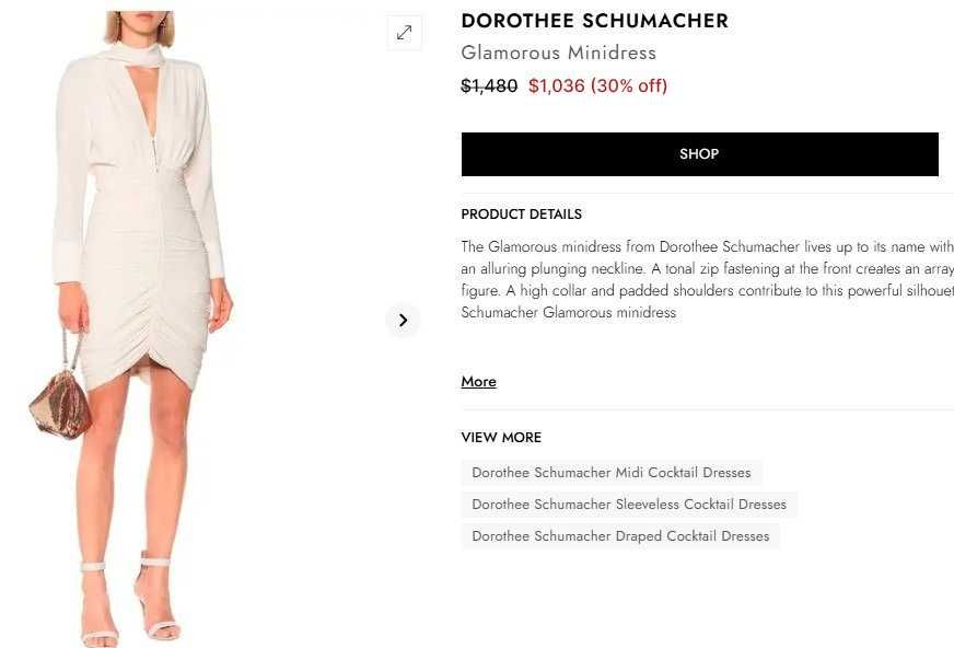 roche de designer - Dorothee Schumacher - noua cu eticheta
