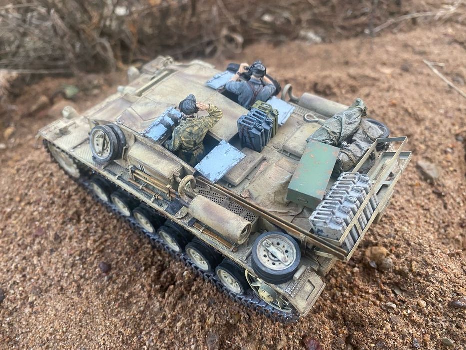 Модель штуг 3,Африканский корпус 35 масштаб