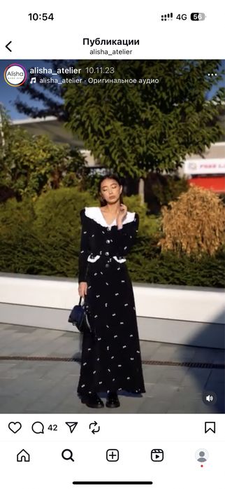 Продам черное платье от Alisha atelier
